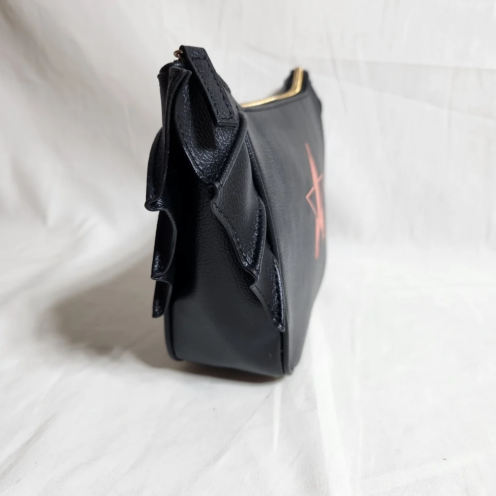 Jeffery Star Black Bat Wing Cosmetic Bag New Without Tags